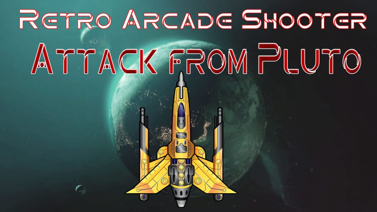 Retro Arcade Shooter – Attack from Pluto